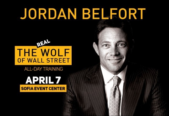 "The Wolf of Wall Street" - Jordan Belfort arrives in Sofia